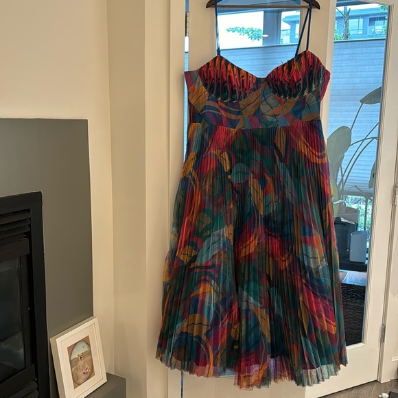 Hutch Dresses & Skirts - HUTCH PLEATED SWEETHEART DRESS 26W ANTHROPOLOGIE